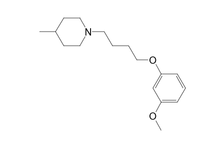 1-[4-(3-methoxyphenoxy)butyl]-4-methylpiperidine