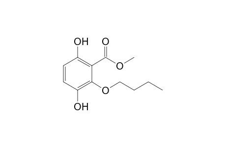 2-Carbomethoxy-3-butyloxybenzohydroquinone