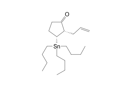 cis-3-(Tribytylstannyl)-2-(2-propenyl)-1-cyclopentanone