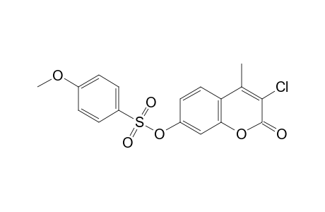 3-Chloro-4-methyl-2-oxo-2H-chromen-7-yl 4-methoxybenzenesulfonate