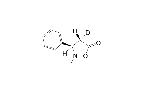 (trans)-4-Deuterio-2(N)-methyl-3-phenyl-1,2-isoxazolidin-5-one