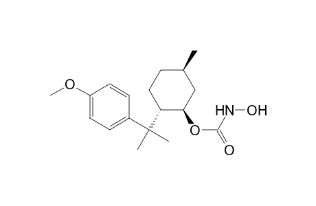 [[(1R,2S,5R)-5-Methyl-2-[1-methyl-1-(4-methoxyphenyl)ethyl]cyclohexyl]oxy]carbonylhydroxyamine