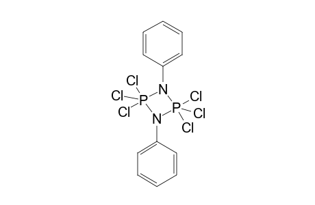 2,2,2,4,4,4-hexachloro-1,3-di(phenyl)-1,3-diaza-2$l^{5},4$l^{5}-diphosphacyclobutane