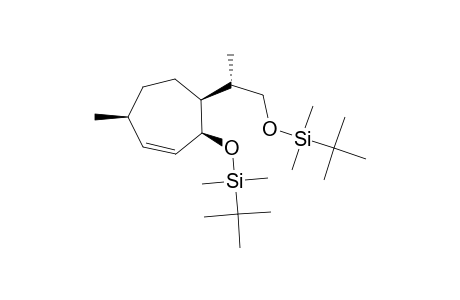 tert-butyl-[[(1S,4S,7S)-7-[(2S)-1-(tert-butyl-dimethylsilyl)oxypropan-2-yl]-4-methyl-1-cyclohept-2-enyl]oxy]-dimethylsilane
