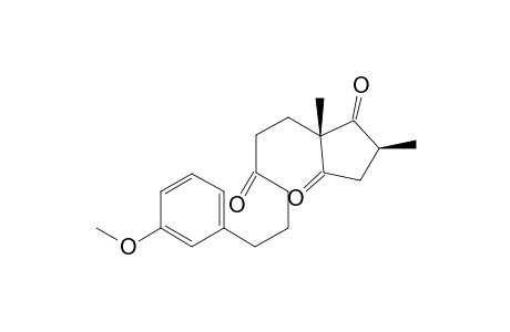 (2S,4S)-2-[3-keto-6-(3-methoxyphenyl)hexyl]-2,4-dimethyl-cyclopentane-1,3-quinone