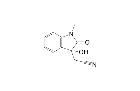 (1-Methyl-3-hydroxy-2-oxo-2,3-dihydroindol-3-yl)acetonitrile