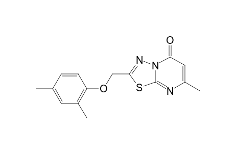 7-methyl-2-(2,4-dimethylphenoxy)methyl-[1,3,4]thiadiazolo[3,2-a]pyrimidin-5-one