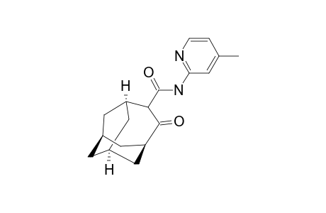 N-(4'-METHYLPYRIDIN-2'-YL)-5-OXOTRICYCLO-[4.3.1.(3,8)]-UNDECANE-4-CARBOXAMIDE