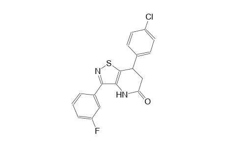 isothiazolo[4,5-b]pyridin-5(4H)-one, 7-(4-chlorophenyl)-3-(3-fluorophenyl)-6,7-dihydro-