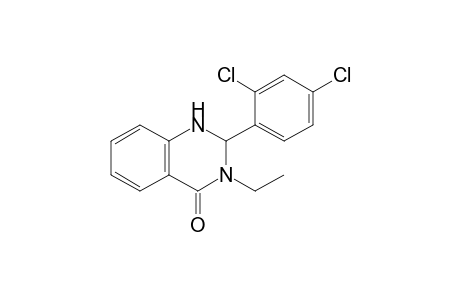2-(2,4-Dichlorophenyl)-3-ethyl-2,3-dihydroquinazolin-4(1H)-one