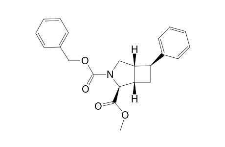 (1SR,2SR,5RS,6SR)-N-Benzyloxycarbonyl-2-methoxycarbonyl-6-phenyl-3-azabicyclo[3.2.0]heptane