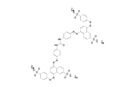 2-Naphthalenesulfonic acid, 5,5'-[carbonylbis(imino-4,1-phenyleneazo)]bis[8-[(4-sulfophenyl)azo]-, tetrasodium salt