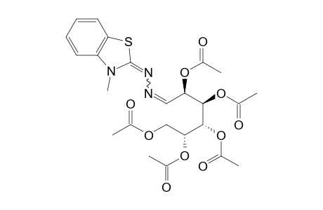 D-mannose, azine with 3-methyl-2-benzothiazolinone, pentaacetate