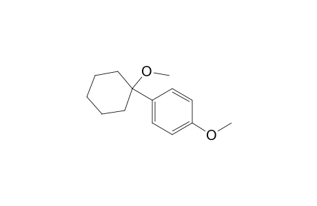 Benzene, 1-methoxy-4-(1-methoxycyclohexyl)-