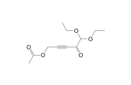 5,5-Diethoxy-4-oxopent-2-ynyl acetate