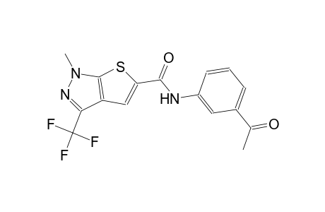 1H-thieno[2,3-c]pyrazole-5-carboxamide, N-(3-acetylphenyl)-1-methyl-3-(trifluoromethyl)-