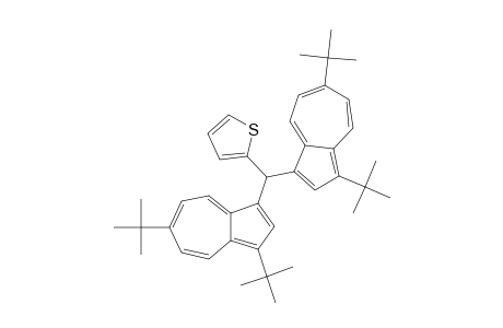 BIS-(3,6-DI-TERT.-BUTYL-1-AZULENYL)-2-THIENYLMETHANE