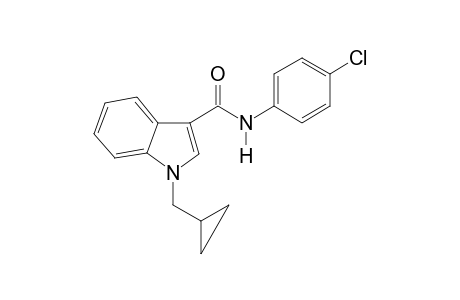 N-(4-Chlorophenyl)-1-(cyclopropylmethyl)-1H-indole-3-carboxamide