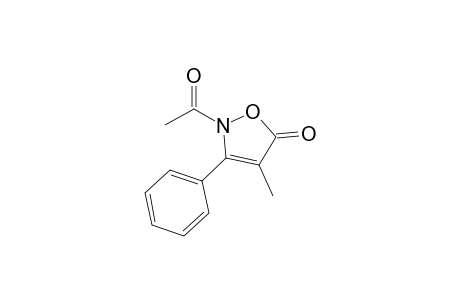 2-Acetyl-4-methyl-3-phenylisoxazol-5(2H)-one