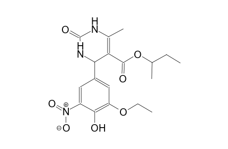 5-pyrimidinecarboxylic acid, 4-(3-ethoxy-4-hydroxy-5-nitrophenyl)-1,2,3,4-tetrahydro-6-methyl-2-oxo-, 1-methylpropyl ester