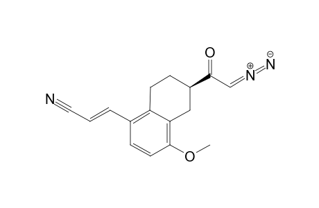 (2-RS)-E-Diazomethyl-5-cyanovinyl-8-methoxy-1,2,3,4-tetrahydronaphthalen-2-yl ketone