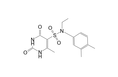 N-(3,4-dimethylphenyl)-N-ethyl-6-methyl-2,4-dioxo-1,2,3,4-tetrahydro-5-pyrimidinesulfonamide