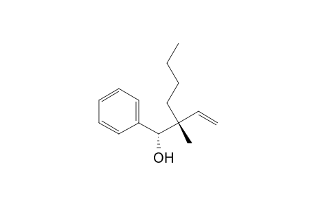 (1S,2R)-2-butyl-2-methyl-1-phenyl-but-3-en-1-ol
