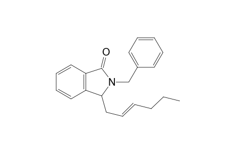 (E)-2-Benzyl-3-(hex-2-enyl)isoindolin-1-one