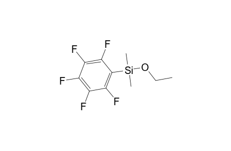 Dimethyl(2,3,4,5,6-pentafluorophenyl)silyl ethyl ether