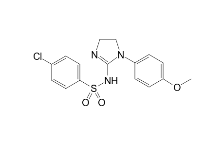 4-chloro-N-[1-(4-methoxyphenyl)-4,5-dihydroimidazol-2-yl]benzenesulfonamide