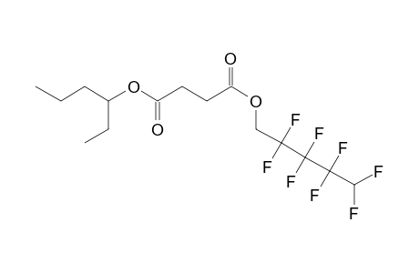 Succinic acid, 2,2,3,3,4,4,5,5-octafluoropentyl 3-hexyl ester