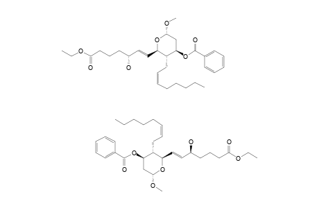 METHYL-(2'-R,3'-S,4'-R,6'-S,5-RS)-7-[4-BENZOYLOXY-6-METHOXY-3-(2-Z-OCTENYL)-TETRAHYDROPYRAN-2-YL]-5-HYDROXY-6-E-HEPTENOATE;MIXTURE_OF_ISOMERS