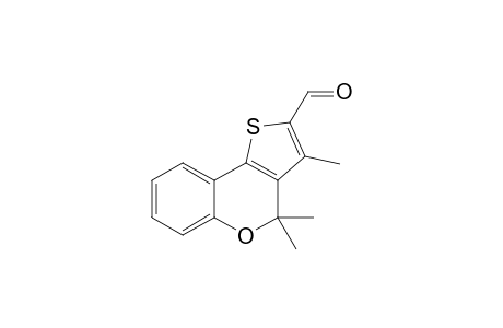 3,4,4-Trimethyl-thieno[3,2-c]benzopyran-2(4H)-carboxaldehyde