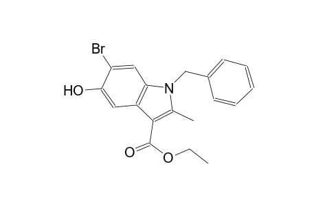 1H-indole-3-carboxylic acid, 6-bromo-5-hydroxy-2-methyl-1-(phenylmethyl)-, ethyl ester