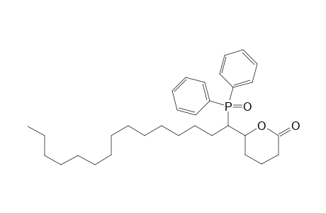 trythro-6-(1-Diphenylphosphinoylpentadecyl)tetrahydro-2H-pyran-2-one