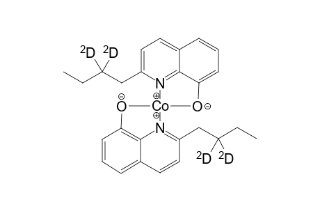 2-n-butyl-.beta.-D2-8-hydroxyquinoline cobalt complex