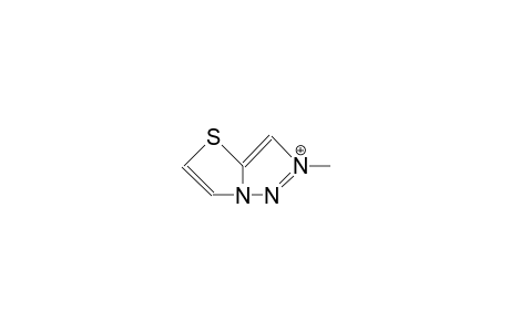 2-Methyl-1,2,3-triazolo(5,1-B)thiazolium cation