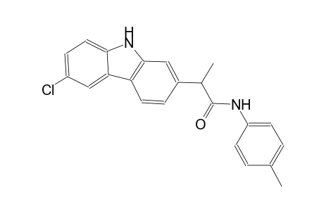 9H-carbazole-2-acetamide, 6-chloro-alpha-methyl-N-(4-methylphenyl)-