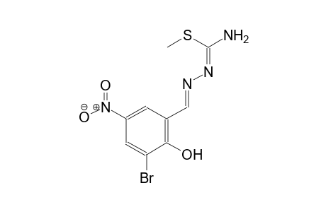 methyl N'-[(E)-(3-bromo-2-hydroxy-5-nitrophenyl)methylidene]hydrazonothiocarbamate