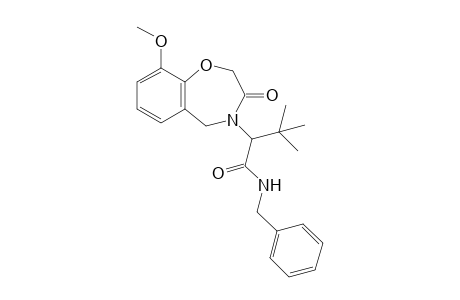 N-Benzyl-2-(tert-butyl)-2-(9-methoxy-3-oxo-2,3-dihydrobenzo[f][1,4]oxazepin-4(5H)-yl)acetamide