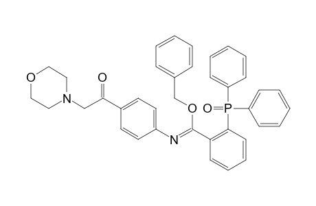2-(DIPHENYL-PHOSPHINOYL)-N-[4-(2-MORPHOLIN-4-YL-ACETYL)-PHENYL]-BENZIMIDIC-ACID-BENZYLESTER