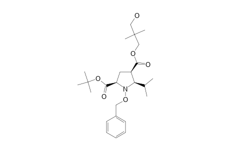 1-BENZYLOXY-CIS-4-(2,2-DIMETHYL-3-HYDROXYPROPOXYCARBONYL)-CIS-5-ISOPROPYL-R-2-TERT.-METHOXYCARBONYLPYRROLIDINE