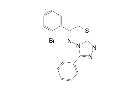 6-(2-bromophenyl)-3-phenyl-7H-[1,2,4]triazolo[3,4-b][1,3,4]thiadiazine