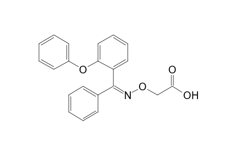 2-({[1-(2-Phenoxyphenyl)-1-phenylmethylidene]amino}oxy)acetic acid