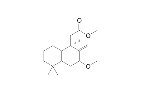 Methyl 7-.alpha.-methoxy-11-homodrim-8(13)-en-12-oate