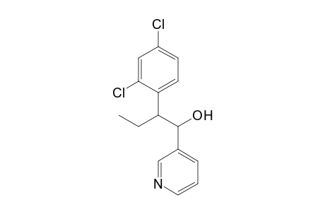 3-Pyridinemethanol, alpha-[1-(2,4-dichlorophenyl)propyl]-