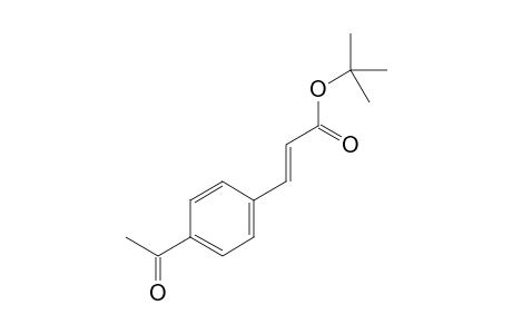 (E)-3-(4-acetylphenyl)-2-propenoic acid tert-butyl ester