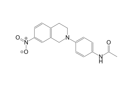 N-[4-(7-nitro-3,4-dihydro-2(1H)-isoquinolinyl)phenyl]acetamide