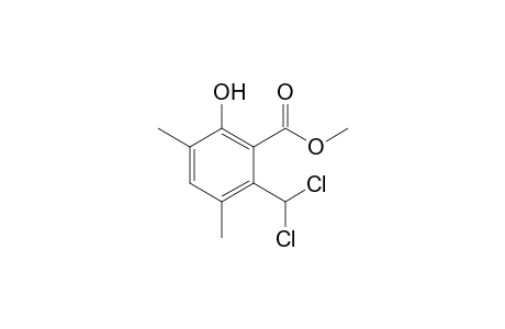 Methyl 2-dichloromethyl-3,5-dimethyl-6-hydroxy-benzoate