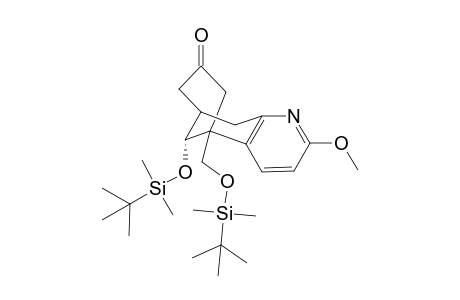 (13 R*)-1-[(t-Butyldimethylsilyl)oxymethyl]-5-methoxy-6-aza-13-[(t-buyldimethylsilyl)oxy]-tricyclo[7.3.1.0(2,7)]trideca-2(7),3,5-trien-11-one